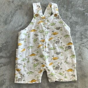 Free planet - shorts overalls with dinosaur design.  Size 3-6 months